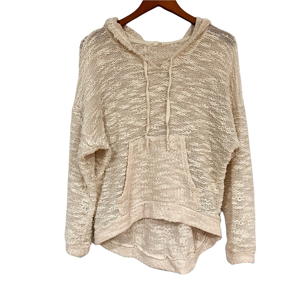 Kaii Women’s Hoodie Sweater Pullover in Beige Sz Large